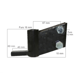 ADAPTADOR para arado Ribas...